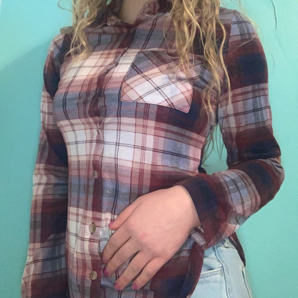 XS Button Down Fall Flannel